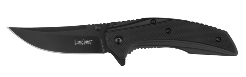 Kershaw Outright Frame Lock Assisted Knife Black G-10/Steel (3" Black) 8320BLK