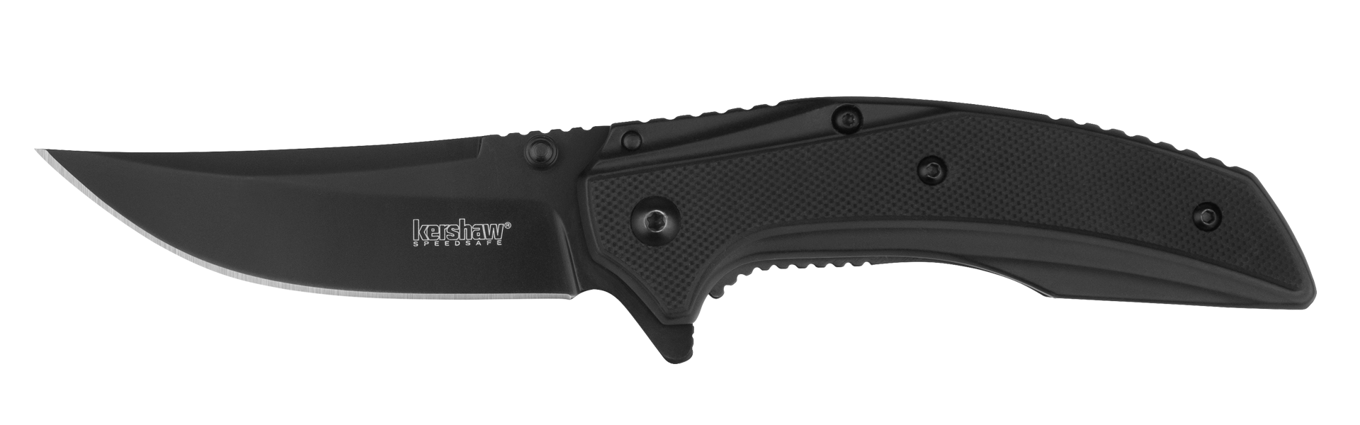 Kershaw Outright Frame Lock Assisted Knife Black G-10/Steel (3" Black) 8320BLK