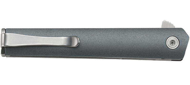 CRKT CEO Compact Liner Lock Knife Gray GRN (2.61" Satin) 7095