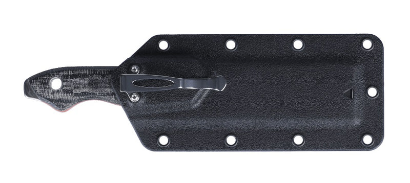 CRKT Jon Graham Razel Fixed Blade Knife Black Resin Infused Handle (2.97" Satin) 4037