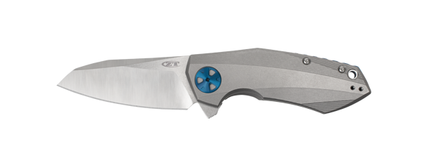 Zero Tolerance Flipper Knife Titanium (3.25" SW/Satin) ZT 0456