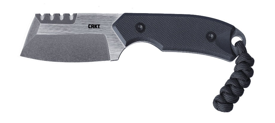 CRKT Jon Graham Razel Compact Fixed Blade Knife Black G-10 (2.32" SW & Brush) 4036
