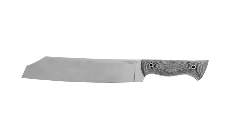 Condor Woodbuster Chopper Fixed Blade Knife Black Micarta (9.8" Satin) CTK2821-9.78HC