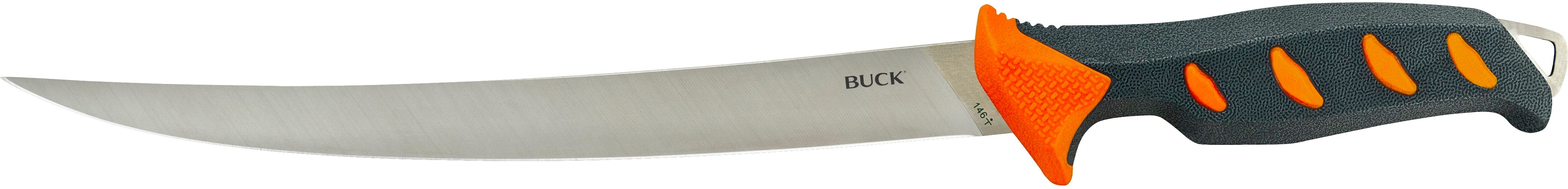 Buck Hookset Fresh Water Fillet Knife Gray/Orange (9" Satin) 0146ORS
