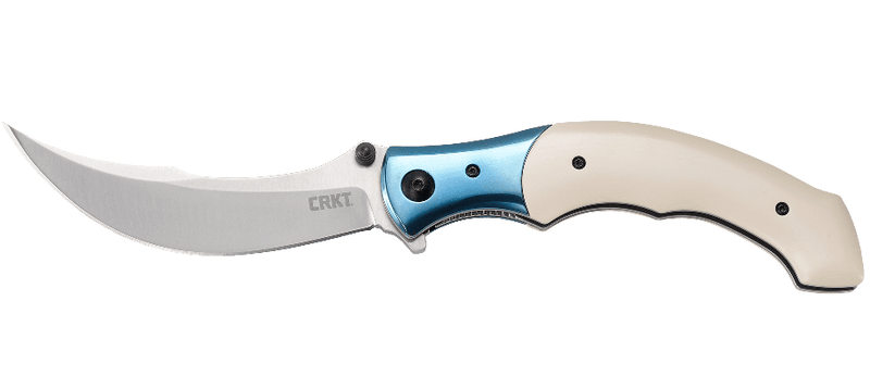 CRKT Ritual Spring Assisted Knife Ivory Micarta (4.37" Satin) 7471