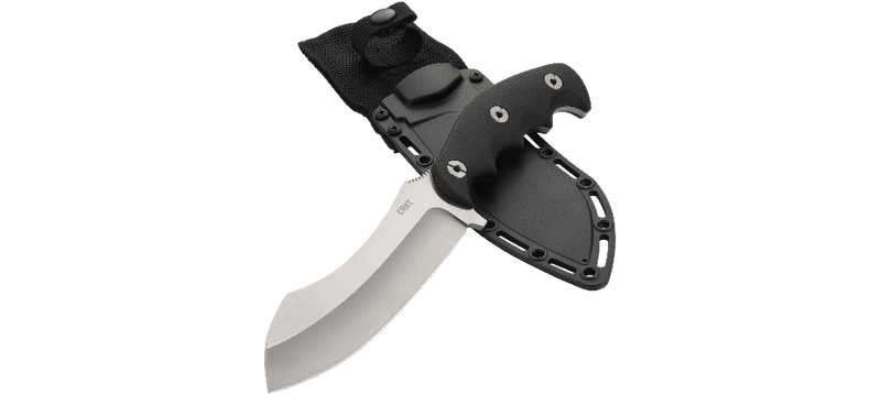 CRKT Catchall Fixed Blade Knife Rubberized GRN (5.51" Satin) 2866