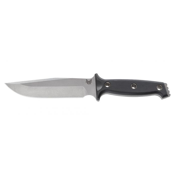 Benchmade Sibert Arvensis Knife Black G-10 (6.44" Satin) 119