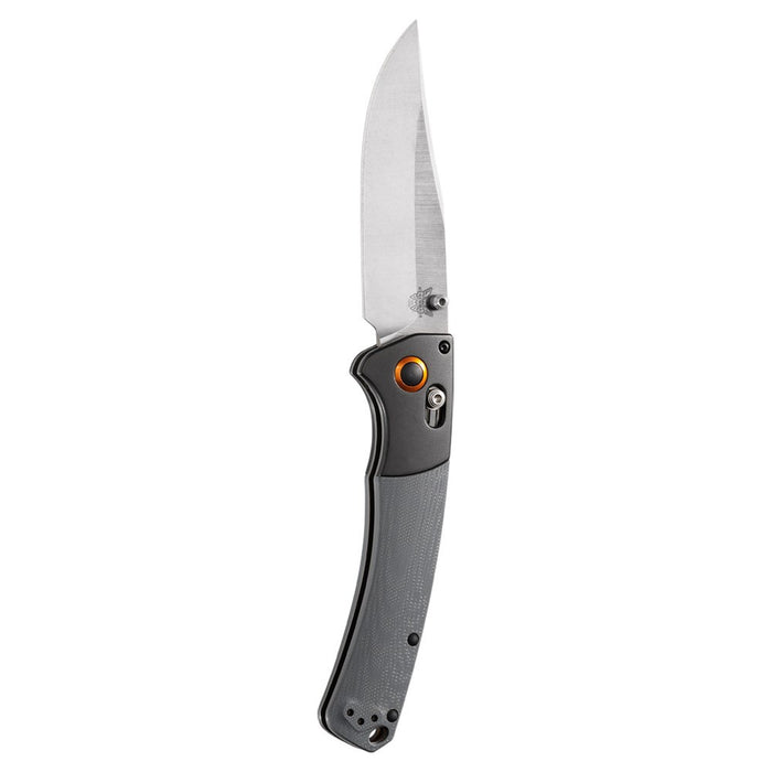 Benchmade Hunt Crooked River AXIS Lock Knife Gray G-10 (4" Satin) 15080-1