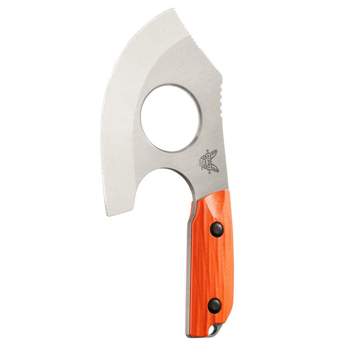 Benchmade Hunt Nestucca Cleaver fixed blade knife Orange G-10 (4.41" Satin) 15100-1