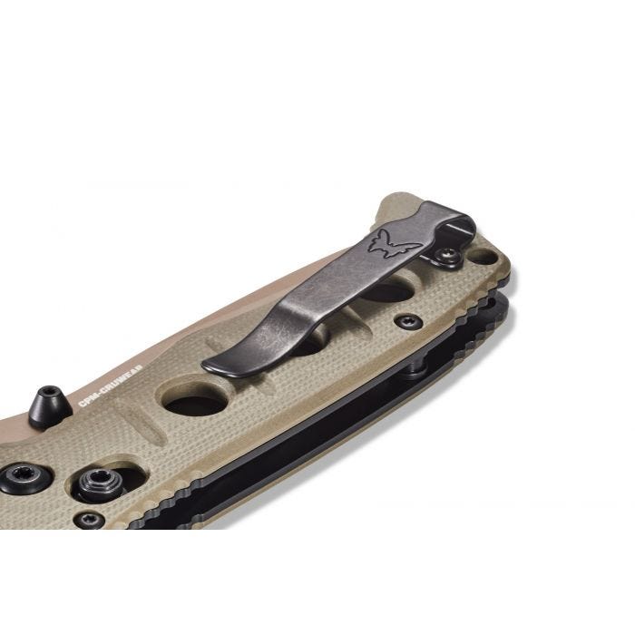 Benchmade Mini Adamas AXIS Lock Knife CPM-CruWear G-10 (3.25" FE) 273FE-2