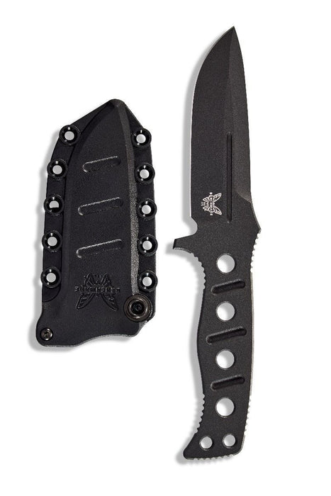 Benchmade Fixed Adamas Fixed Blade Knife Black Paracord (4.2" Black) 375BK-1