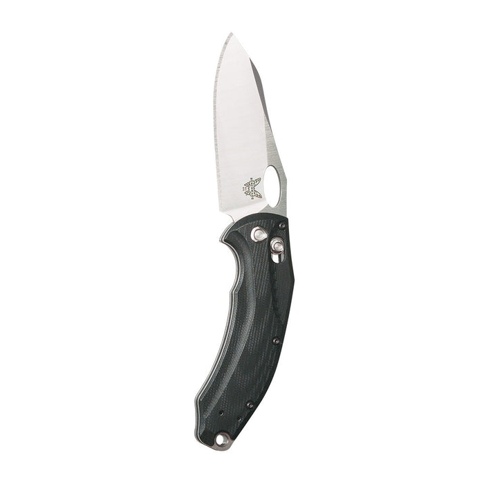 Benchmade Mini Loco AXIS Lock Knife Black G-10 (3.38" Stonewash) 818