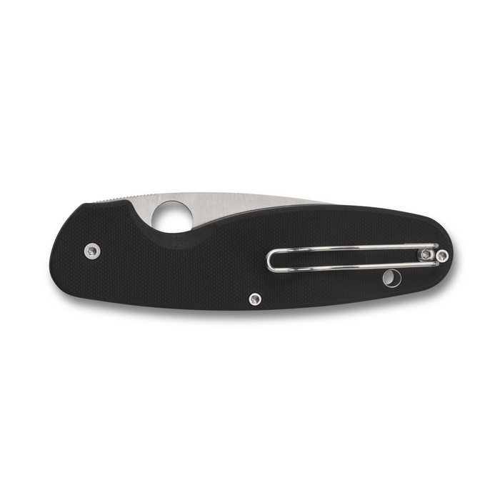 Spyderco Emphasis Liner Lock Knife Black G-10 (3.58" Satin) C245GP