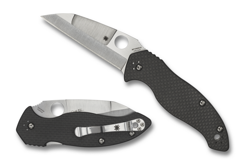 Spyderco Canis Compression Lock Knife CF/G-10 (3.43" S30V) C248CFP