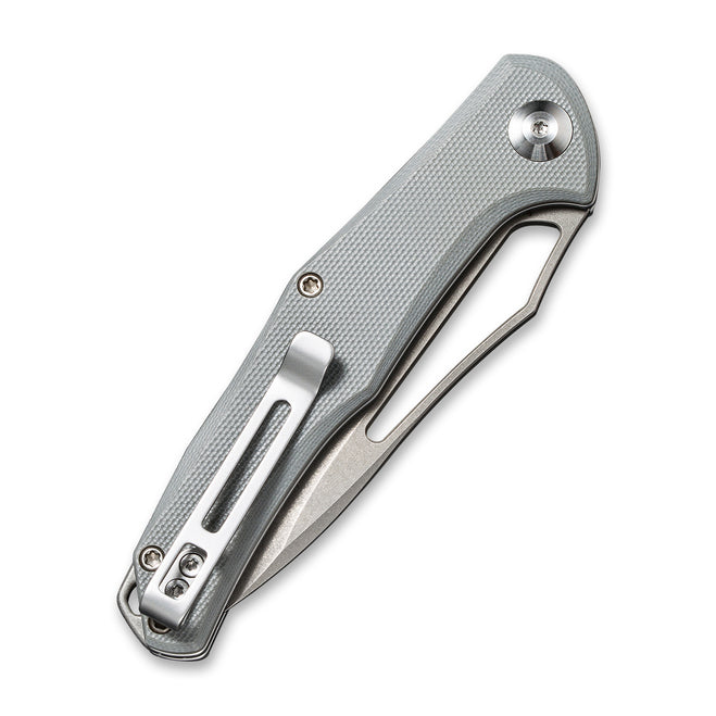 CIVIVI Fracture Drop Point Slip Joint Knife Gray G-10 (3.35" BB/SW) C2009B