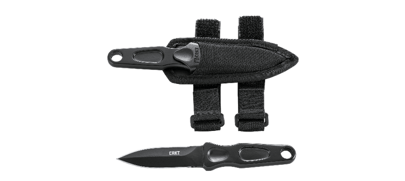 CRKT A.G. Russell Sting Fixed Blade Knife (3.25" Black) 2020