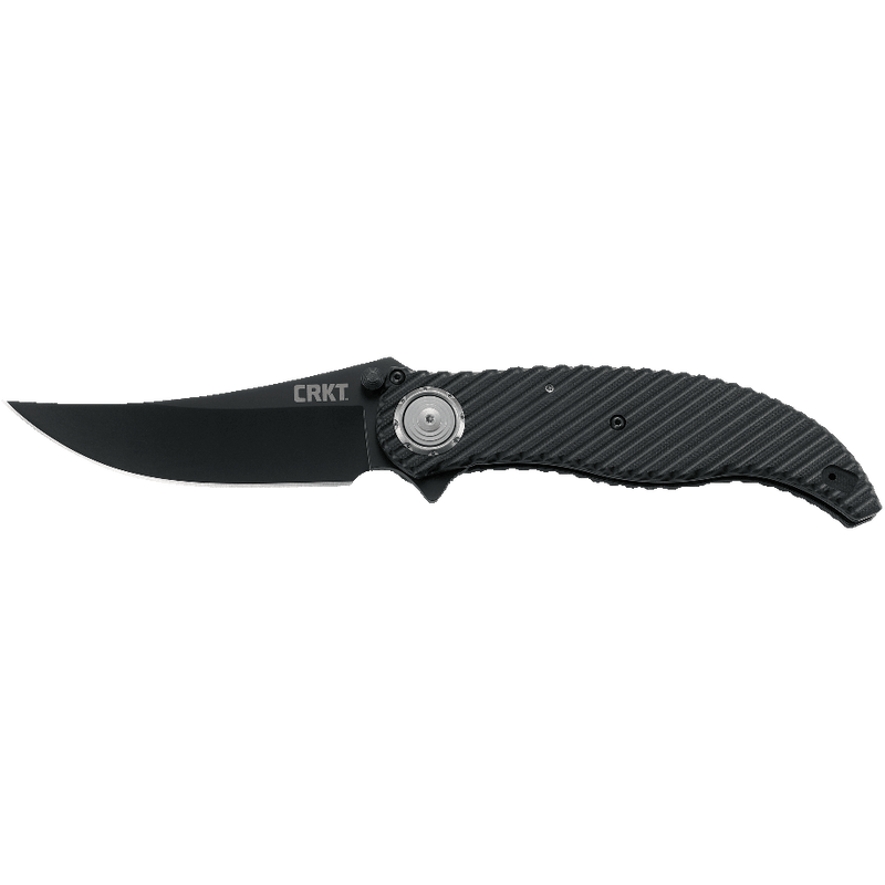 CRKT Clever Girl Folder Deadbolt Lock Knife Black G-10 (4.08" Black) 2640