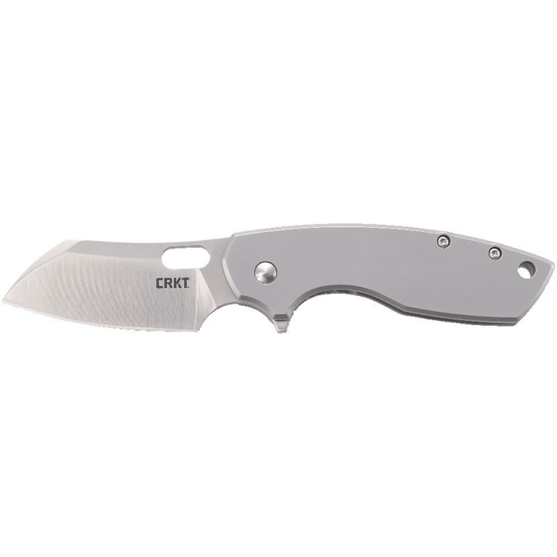CRKT Pilar Large Frame Lock Flipper Knife Stainless Steel (2.669" Satin) 5315