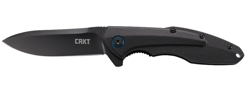 CRKT Caligo Liner Lock Flipper Knife Black Al (3.19" Black) 6215