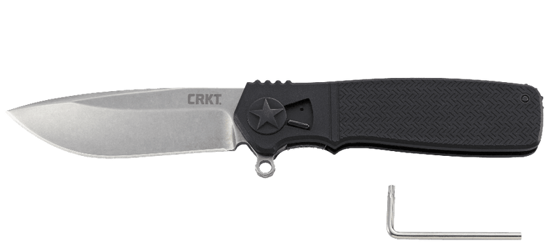 CRKT Homefront EDC Liner Lock Knife (3.5" Stonewash) K250KXP