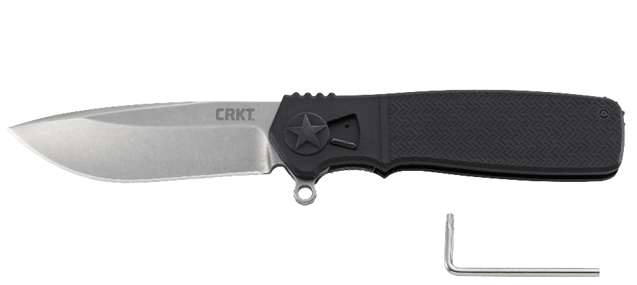CRKT Homefront EDC Liner Lock Knife (3.5" Stonewash) K250KXP