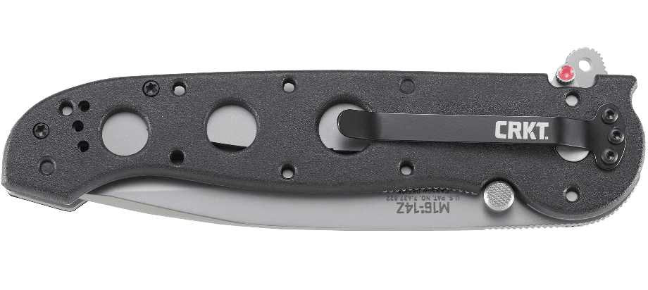CRKT Carson Zytel Tanto Flipper Knife (3.84" Bead Blast Serr) M16-14Z