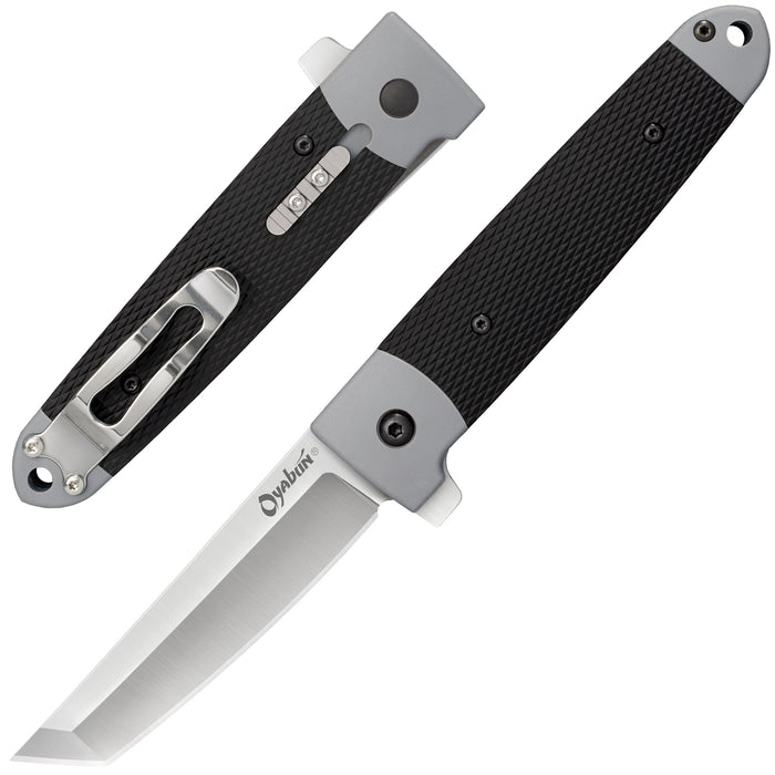 Cold Steel Oyabun Liner Lock Knife Black TPR (3.5" Satin) CS-26T