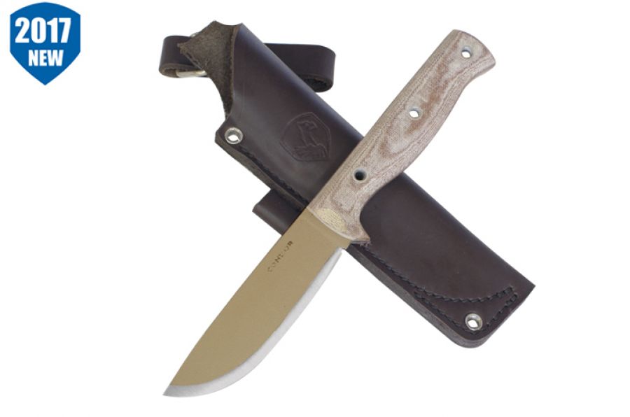 Condor Desert Romper fixed blade knife Knife Tan Micarta (4.5" Tan) CTK3909-4.5