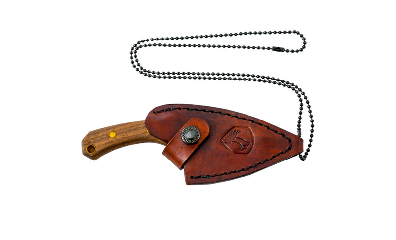 Condor Pangui Fixed Blade Neck Knife Walnut (3.3" Scandi) CTK802-3.26HC