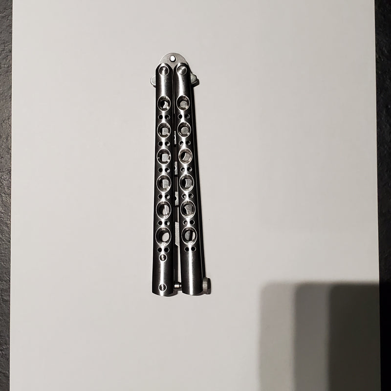 Balisong Butterfly Knife Trainer (Silver)