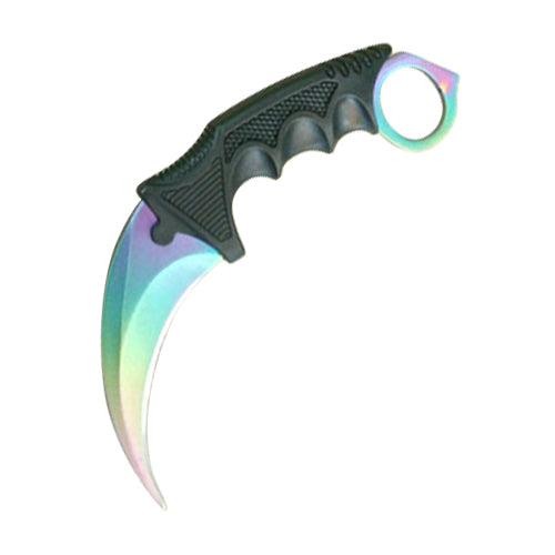Karambit Fixed Blade Knife (Rainbow)