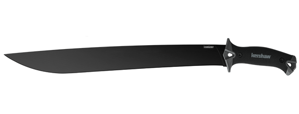 Kershaw Camp 18 fixed blade knife Knife Machete (18" Black) 1074