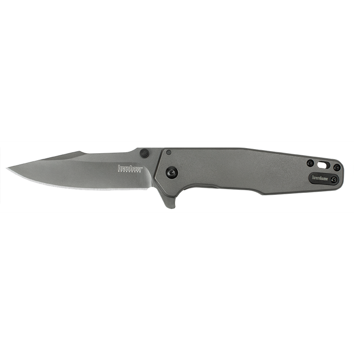 Kershaw Ferrite Assisted Opening Flipper Knife (3.3" Gray Ti) 1557TI