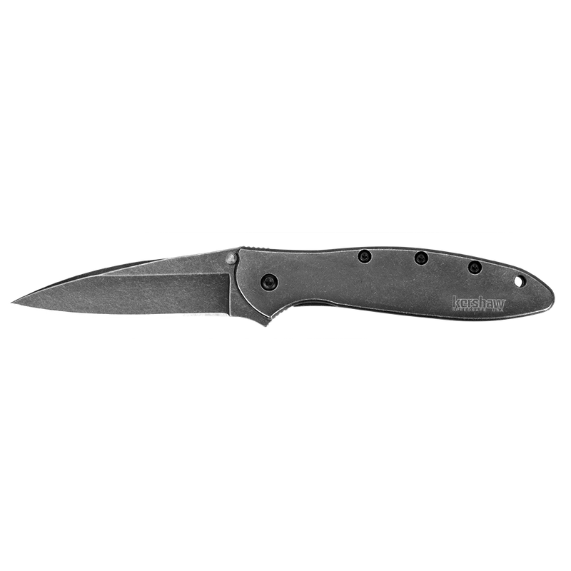 Kershaw Leek Assisted Opening Knife (3" BlackWash) 1660BLKW