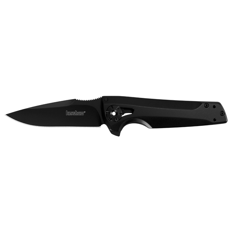 Kershaw Flythrough Frame Lock Knife (3" Black) 1988