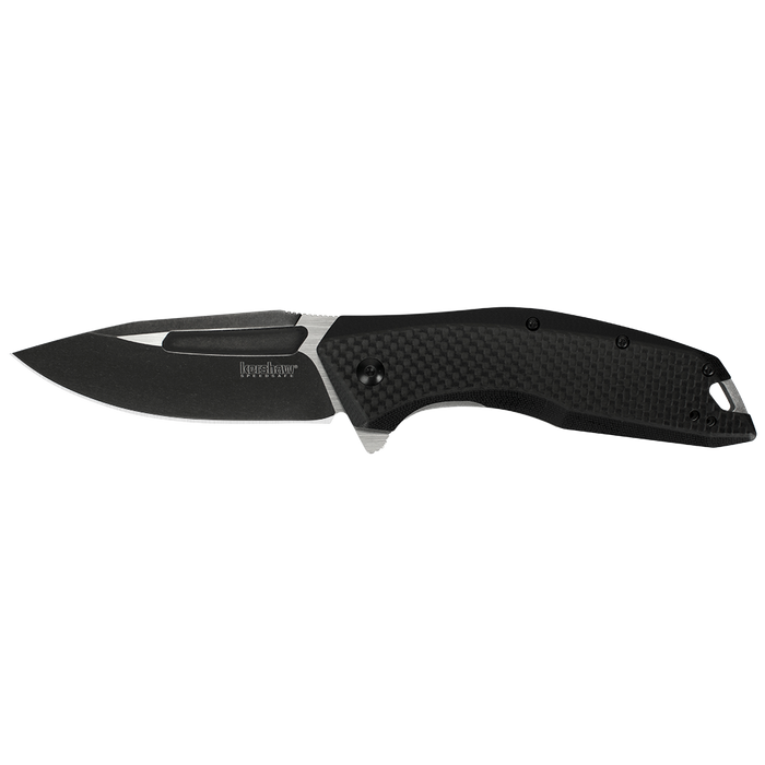 Kershaw Flourish Assisted Opening Knife Carbon Fiber/G-10 (3.5" BlackWash) 3935