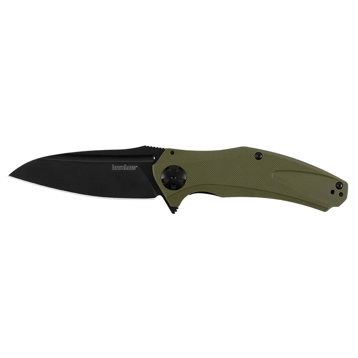Kershaw Natrix XL Sub-Frame Lock Knife OD Green G-10 (3.75" Black) 7008OLBLK