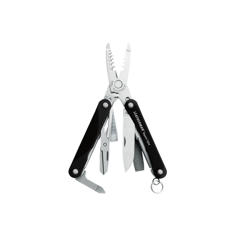 Leatherman Squirt ES4 Multi Tool w/ Black Handle (9-in-1) 831242