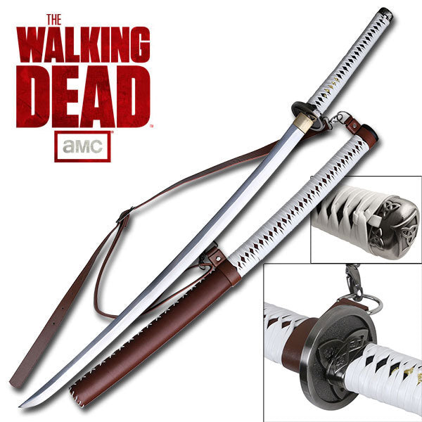 The Walking Dead Hand-Forged Katana (Michonne Sword Set) MC-WD001WS