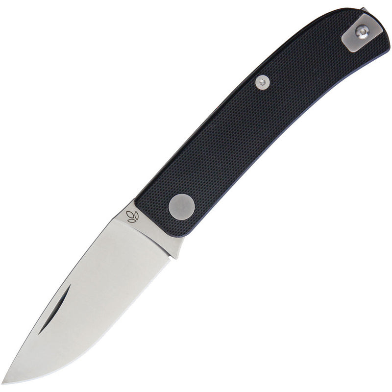 Manly Wasp Black Slipjoint Folding Knife (2.8" Satin) MLY004
