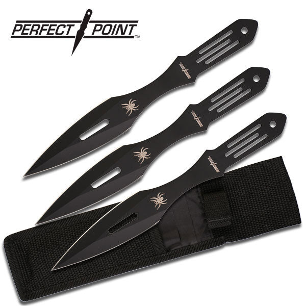 Perfect Point Throwing Knife Set, 9" Overall PP-598-3BSP