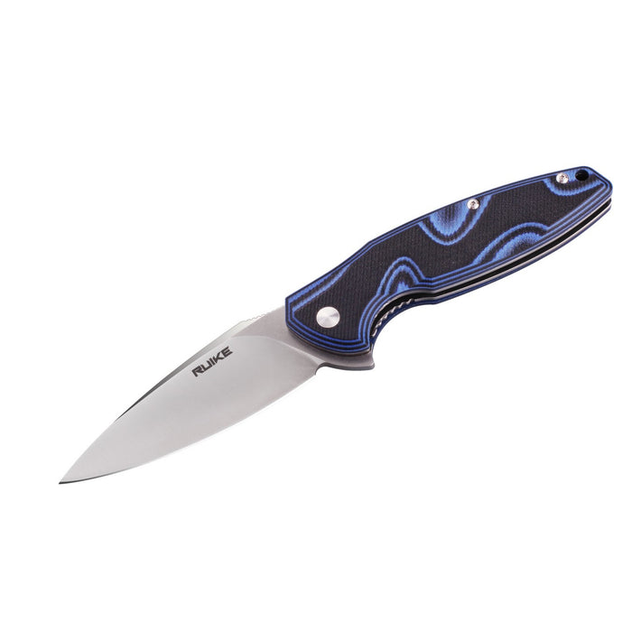 Ruike Fang Liner Lock Knife Blue/Black (3.6" Satin) P105