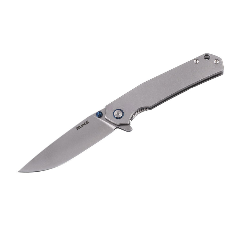 Ruike Frame Lock Knife Stainless Steel (3.39" Stonewash) P801-SF