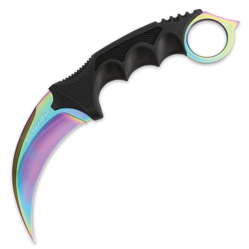 United Cutlery Titanium Rainbow Honshu Karambit UC3113