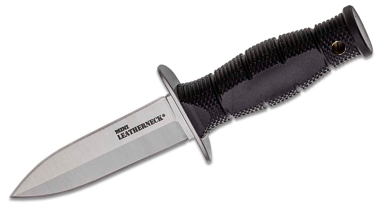 Cold Steel Mini Leatherneck Dagger Fixed Blade Knife (3.5" Stonewash) 39LSAC