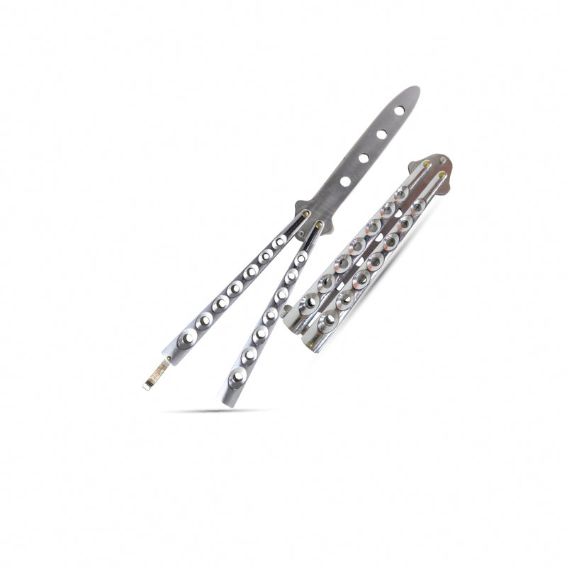 Balisong Butterfly Knife Trainer (Silver)