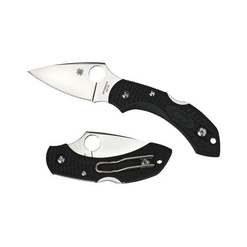 Spyderco Dragonfly 2 Knife Black FRN (2.25" Satin) C28PBK2