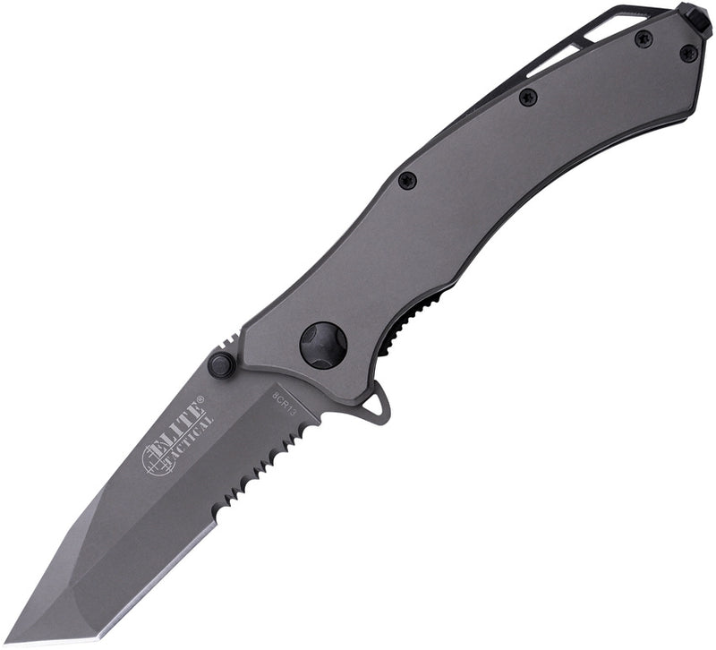 Elite Tactical Titanium Folding Knife (3.5" Gray) ETA1020TSSO
