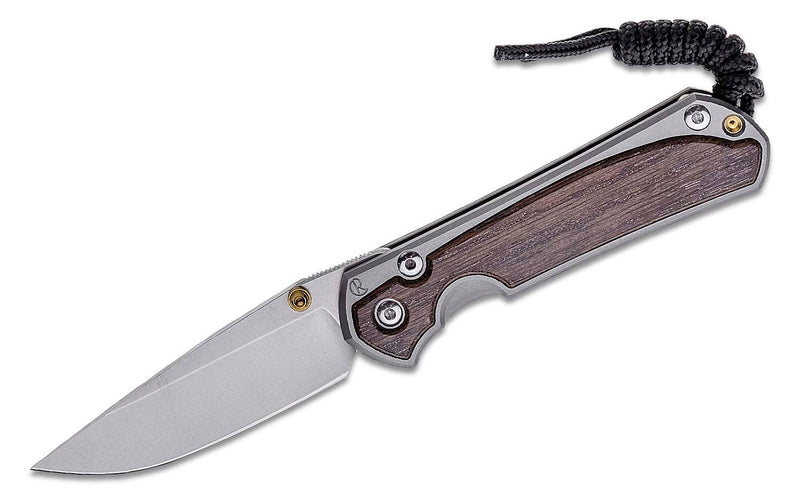 Chris Reeve Small Sebenza 31 Bog Oak Drop Point Folding Knife (2.9" SW) S31-1100