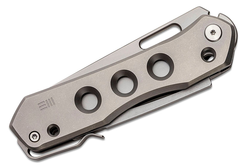 WE Knife Co SNECX Vision R Superlock Knife Gray Titanium (3.54" BB) WE21031-1